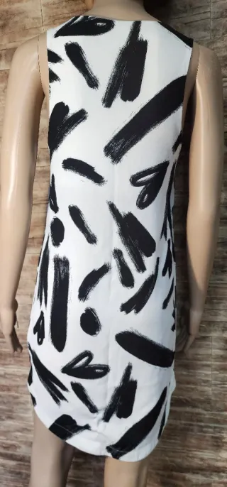 Vestido Verão Vintage Estampa Pinceladas