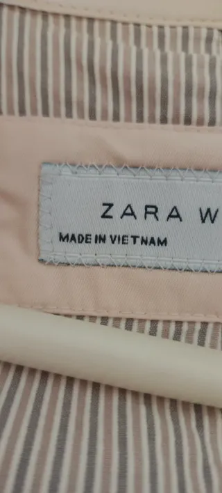 Chaqueta Zara Baby Pink Mujer