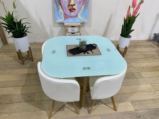 Comedor Cristal Teka 4 Sillas