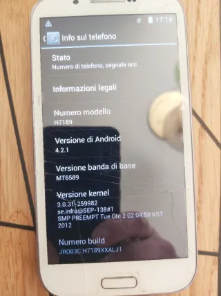 Feiteng H7189 Bianco - Vetro rotto