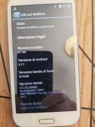 Feiteng H7189 Bianco - Vetro rotto