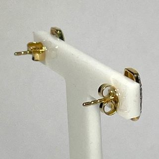 Pendientes de Oro 18 K y Diamantes (0,12 ctes)