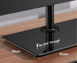 Soporte de escritorio para doble monitor