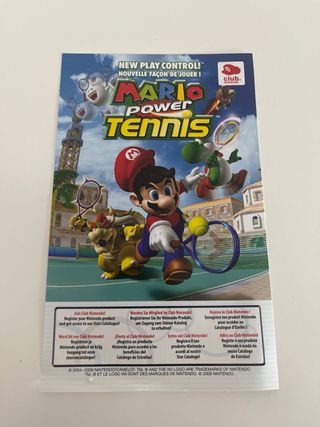 Mario Power Tennis Wii puntos sin rascar