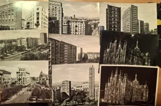 67 Cartoline Milano fg bianco e nero