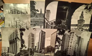 67 Cartoline Milano fg bianco e nero