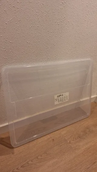 Tapa caja transparente Ikea
