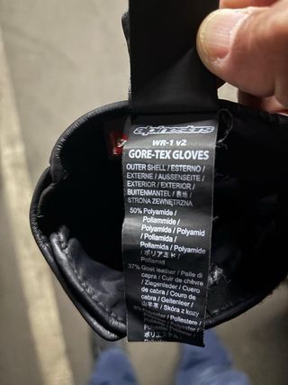 Guantes Moto Alpinestars Gore Tex XXL