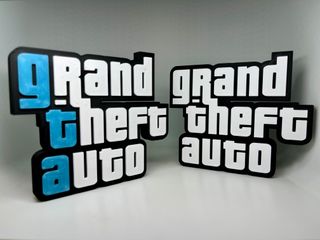 Logo 3D GTA | Decoración Colección