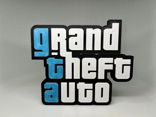 Logo 3D GTA | Decoración Colección