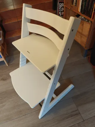 Trona Stokke Tripp Trapp color blanco - Como nueva