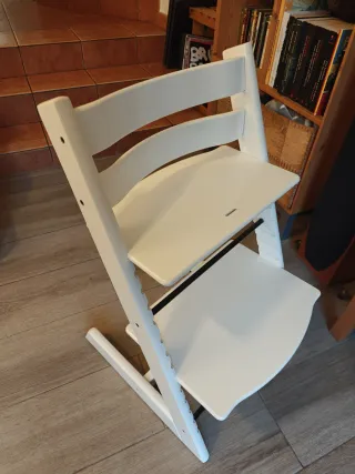Trona Stokke Tripp Trapp color blanco - Como nueva