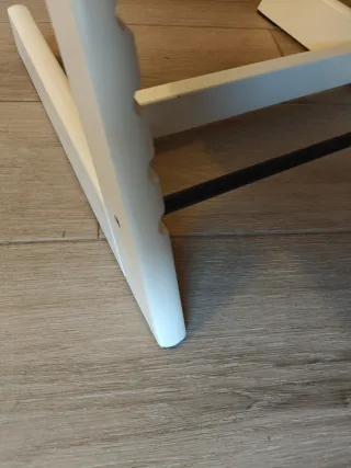 Trona Stokke Tripp Trapp color blanco - Como nueva