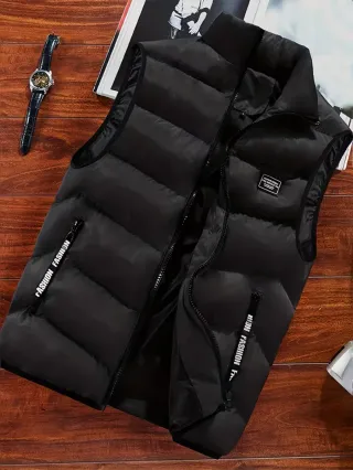 Chaleco acolchado negro y de todas las tallas