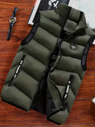 Chaleco acolchado negro y de todas las tallas