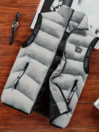 Chaleco acolchado negro y de todas las tallas