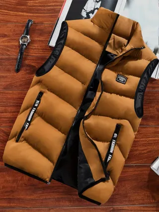 Chaleco acolchado negro y de todas las tallas