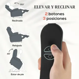 Sillón Relax Eléctrico Levanta Personas