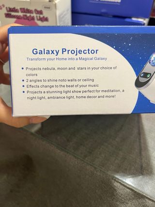 Proyector Galaxia Blanco