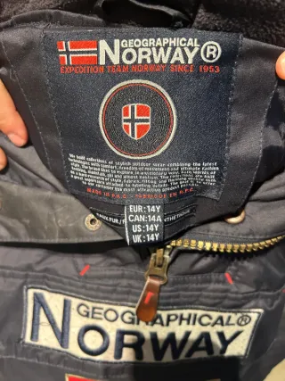 Chaqueta Geographical Norway niño talla 14