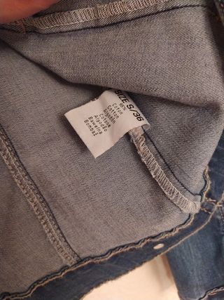 Chaqueta Vaquera Mujer Bordada