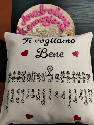 Cuscino decorativo personalizzabile
