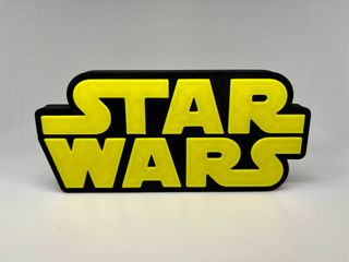 Logo 3D STAR WARS | Decoración Colección
