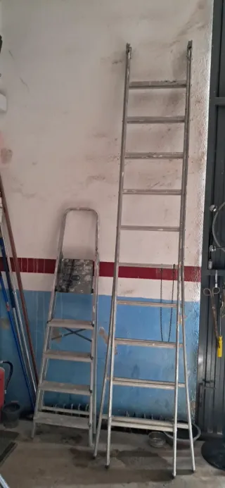 Escalera doble aluminio 3 metros