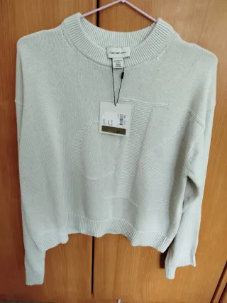 Jersey Calvin Klein Blanco Mujer (2XS)