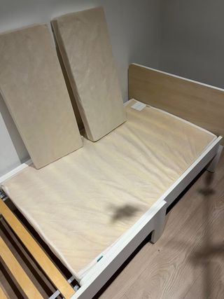 Cama extensible infantil niño IKEA SLÄKT + colchón