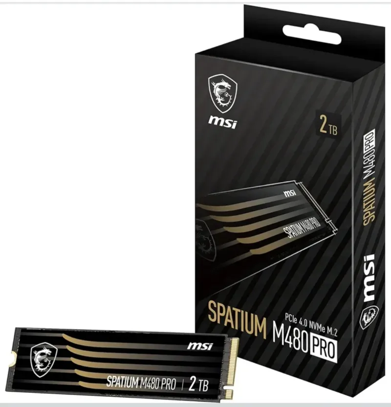 MSI SPATIUM M480 PRO 2TB NVMe M.2 SSD