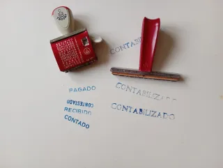 Sellos de caucho antiguos