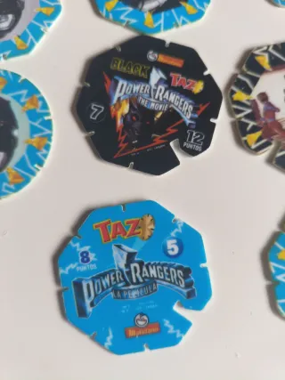 Collezione di carte Power Rangers