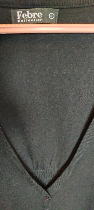 Chaqueta/Rebeca Negra Febre Talla M