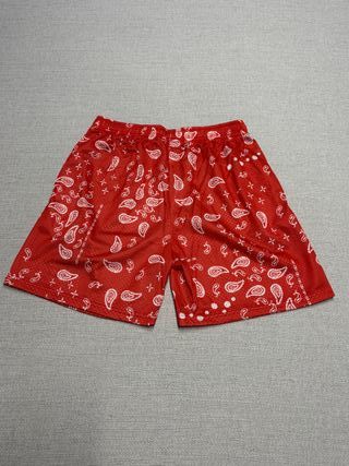 Eric Emanuel Shorts Rojos Estampado Paisley