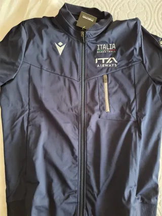 Giacca Macron Italia Basket Uomo TAGLIA L