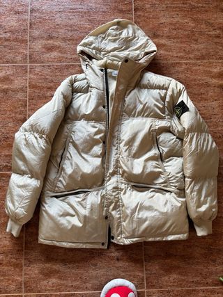 Chaqueta Stone Island Beige/Dorado