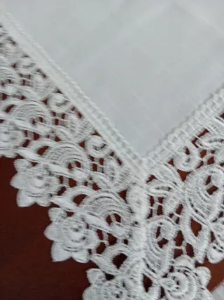 Tovaglietta macramè ricca 87x87 cm