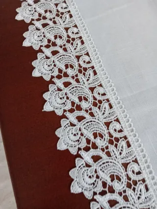 Tovaglietta macramè ricca 87x87 cm