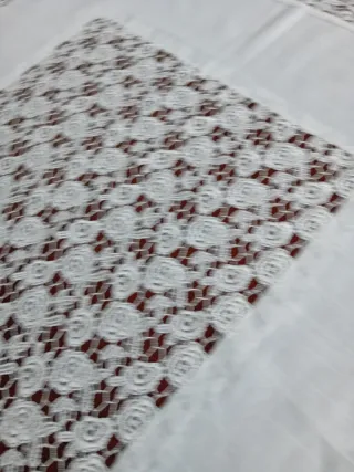 Tovaglietta macramè ricca 87x87 cm