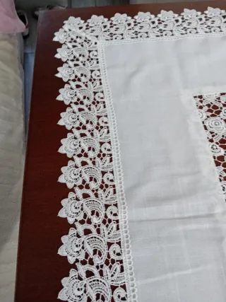 Tovaglietta macramè ricca 87x87 cm