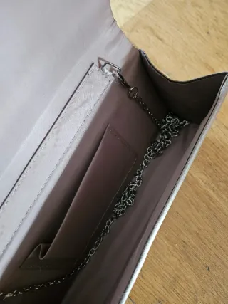 Bolso de fiesta beige