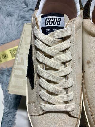 Golden Goose Superstar Beige/Nero Taglia 43