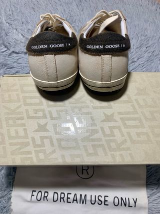 Golden Goose Superstar Beige/Nero Taglia 43