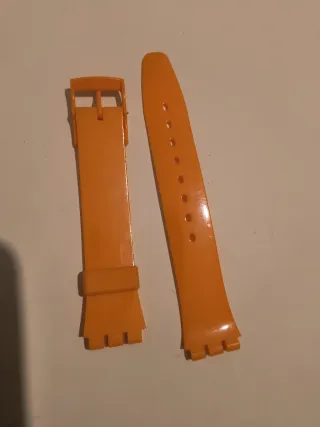 Correa Swatch Naranja 17mm