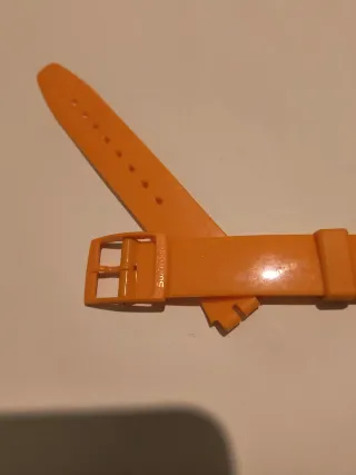 Correa Swatch Naranja 17mm