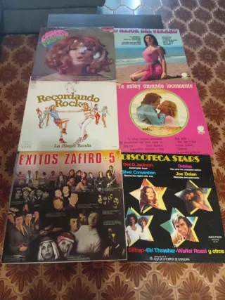 Lote 6 Vinilos Recopilatorios