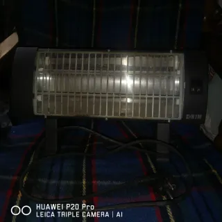 Calentador HJM gris oscuro/Transparente 41 cm larg