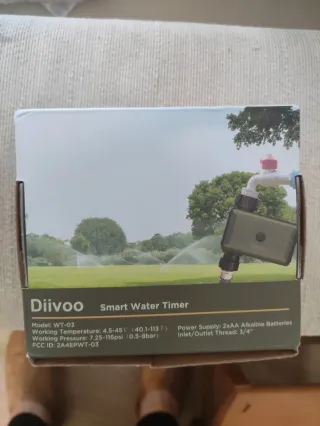 Temporizador de riego inteligente Diivoo