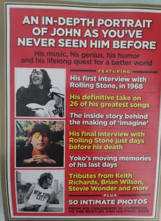 Revista Rolling Stone Edición Especial John Lennon